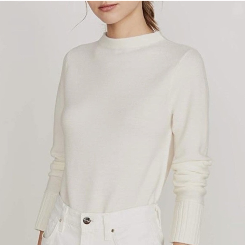 Club Monaco Tommie merino wool pullover mockneck M